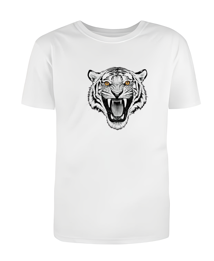 Lion Half Sleeves T-Shirt