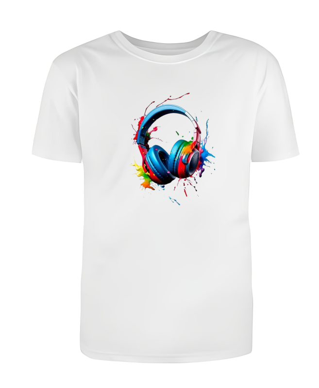 Music Player Half Sleeves T-Shirt