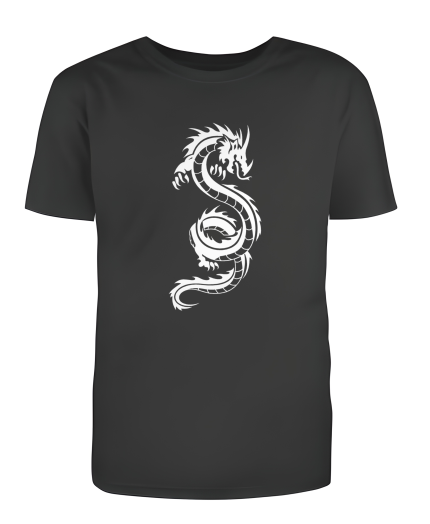 Dragon Half Sleeves T-Shirt