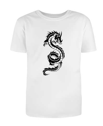 Dragon Half Sleeves T-Shirt